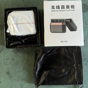 Cepillo Alisador Eléctrico Portátil Inalámbrico con Calor para Barba y Cabello Largo, Plancha de Salón para Hombres - Product Image 2