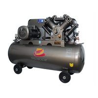 Machine de compresseurs d'air industriels 7.5kw 10hp 3kw Compresseur d'air à piston à 3 pistons Réservoir 300L Lubrifié stationnaire 8bar