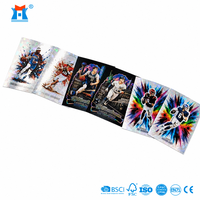 Cartes de collection sportives holographiques personnalisées, effet laser arc-en-ciel, motif glace craquelée, cartes de collection d'athlètes, fabrication OEM directe d'usine