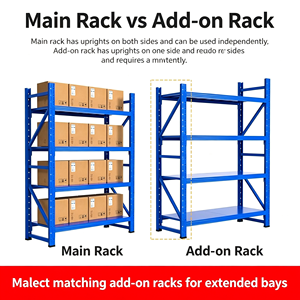 Steel Frame 5 <b>Shelf</b> Smooth Glide Wheels Reinforced Industrial Use Storage Rack With Casters For Warehouse With Casters Set - Product Image 5