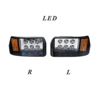 Kit d'éclairage LED pour voiturette de golf Club Car DS avec faisceau de câblage, feux avant et arrière pour voiturette de golf