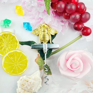 Bee Zinc Alloy <b>Wine</b> <b>Stopper</b> 4 In 1 Multi Function Bottle Opener Corkscrew Set - Product Image 3