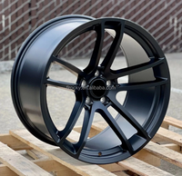 Jantes en alliage JXAP de 20 pouces, 5*115, décalées 20*9.5 20*11, jantes en aluminium noires adaptées à la Dodge Challenger Charger SRT
