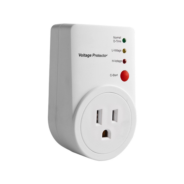 High Quality Automatic Single-Phase Universal Voltage Protector Socket AC 220V 16A Voltage Protector Plug