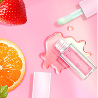 Vente en gros Marque privée Hydratant longue durée Waterproof Vegan Rose Red Lip Stain Repulpant Oil Liquid Lipstick Lip Gloss