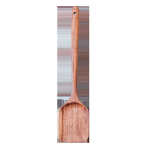 Juego de utensilios de cocina de madera de teca de 16 piezas: espátula, cuchara, cucharón, colador, utensilios antiadherentes para wok, cuchara para freír arroz. Solo lavar a mano. - Product Image 5