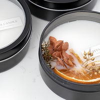 Set Hadiah Mewah Terbaru 2022 Lilin Aroma Kedelai Beraroma Bunga Kering Aromaterapi Ramah Lingkungan Stok Liburan Festival Vanilla