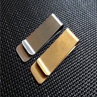 Dompet Klip Uang Baja Kosong Tanpa Sambungan, Hadiah Bisnis Pria Custom Grosir, Terukir Laser untuk Pesta Wisuda & Periklanan