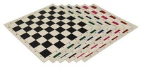 Échiquier en vinyle de haute qualité, vente chaude, avec couleur et taille personnalisées pour le plaisir en famille
