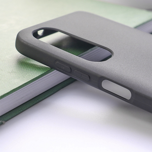 Custodia per telefono in Silicone nero per icona di Cricket 6 custodia protettiva in TPU opaco - Product Image 3