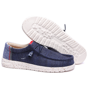 Livraison directe nouveauté conduite facile à porter robe toile spot de course Offre Spéciale <span class=keywords><strong>bateau</strong></span> plat en gros hommes femmes mocassins chaussures - Product Image 5
