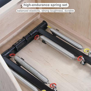 NQ SPORTS Équipement de fitness pour studio Pilates, Chaise Reformer en bois de chêne et d'érable durable – Chaise Wunda réglable pour la gym et le <span class=keywords><strong>yoga</strong></span> - Product Image 3