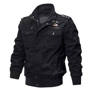 OEM Service New Men's Plus Size All-match <b>Work</b> Top Outdoor Loose Casual Zipper Jacket New Men's Jacket - Product Image 2
