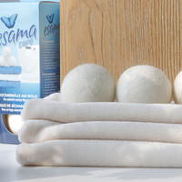 3 boules de séchage en laine 100% laine de Nouvelle-Zélande 7 cm réutilisables, durent plus de 1000 lavages, réduisent les plis, blanches, personnalisables