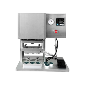 Aluminum Film Small Can Tea Bag Packaging Machine Aluminum <b>Foil</b> Sealing Cup Machinery Plastic Cup Heat Press Sealing Machine - Product Image 1