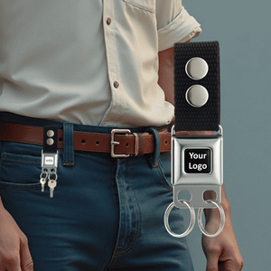 Prototypage rapide CA-05, mini boucle en métal durable, clip à dégagement rapide pour porte-clés EDC - Product Image 1