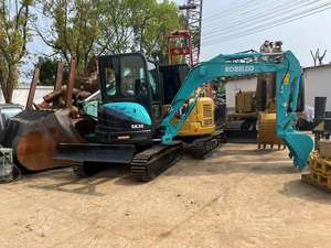 Mini-excavatrice sur chenilles d'occasion Kobelco SK35, très demandée, stock d'origine Japon, prix bas, Shanghai, avec godet de 3m, boîte de vitesses, moteur et pompe - Product Image 6