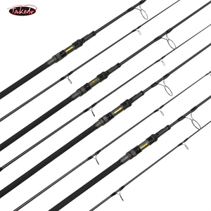 TAKEDO TK19011 <span class=keywords><strong>Canne</strong></span> <span class=keywords><strong>da</strong></span> Pesca <span class=keywords><strong>da</strong></span> Viaggio IM10 9' 10' in Fibra di Carbonio ad Alto Modulo Telecarp Telescopica a 3 Sezioni Canna <span class=keywords><strong>da</strong></span> Carpa 3.0lbs 3.5lbs FUJI - Product Image 1