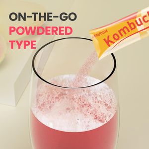 लाइफवर्थ कोम्बुचा चाय पाउडर पेय स्पार्कलिंग पाउडर हाइड्रेशन पेय प्रीबायोटिक्स और प्रोबायोटिक्स के साथ मिश्रण - Product Image 4