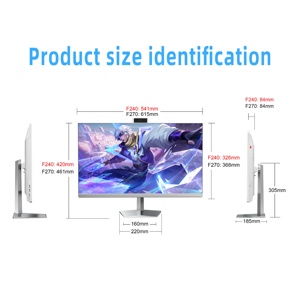 หน้าจอสัมผัส LCD All-in-One PC 23.8นิ้ว Intel Core I7 10th Gen OCTA Core DDR4 <span class=keywords><strong>Windows</strong></span> <span class=keywords><strong>10</strong></span>สำนักงานธุรกิจใช้ - Product Image 3