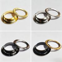 Fourniture transfrontalière : Œillets en fer classiques à bords arrondis 1,5-40 mm, boucles de lacets, rivets de fixation décoratifs pour vêtements
