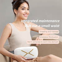 Ceinture de massage abdominale chauffante réglable – Appareil de massage cutané local pour le massage de la taille et de l'abdomen