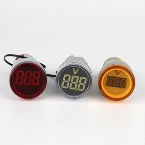 Lampu Indikator Voltmeter <span class=keywords><strong>Digital</strong></span> LED Lampu Pilot 22mm AD16-22DSV Voltmeter <span class=keywords><strong>Digital</strong></span> Bulat AC 60-500V Mini Pengukur Tegangan - Product Image 6