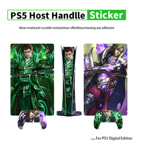 Juego de pegatinas de vinilo para consola de juegos PS5, diseño de anime para jugadores de videojuegos, calcomanía personalizada - Product Image 3