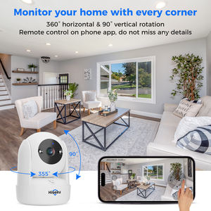 Cámara de Seguridad IP WiFi de Alta Calidad para Interiores, 3MP, PTZ, con Opción Integrada para Tarjeta de Memoria, Videovigilancia Inteligente para el Hogar, Z-CB2 PTZ - Product Image 5
