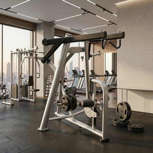 Estación de Fitness Doble con Rango de Movimiento Ajustable, Máquina de Polea para Ejercicios de Espalda con Carga de Discos, Máquina de Remo Sentado, Apta para Diferentes Alturas y Tipos de Cuerpo - Product Image 2