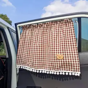 Car Side Window Shades Triple Suction Cup Car Sun Shade Machine Washable Car Window Covers