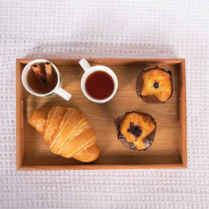 Juego de 2 bandejas rectangulares de madera decorativas para servir frutas y alimentos en restaurantes, de 48x30 cm y 38x25 cm, a precios bajos. - Product Image 5