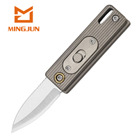 Mini couteau pliant en alliage de titane, couteau de poche tranchant en acier inoxydable, outil utilitaire portable EDC pour couper les fruits