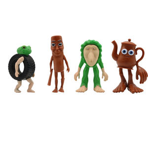 HY nuevo tutú Sahur montaña mar Jing estatuilla hecha a mano, zapato tiburón estatuilla adornos divertido PVC muñeca juguete para regalo - Product Image 4