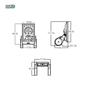 Pantalla colorida LVCO M818NFC, accesorios de carga USB para controlador sin escobillas de bicicleta eléctrica, juego de pantalla de bicicleta eléctrica de 350W - Product Image 4