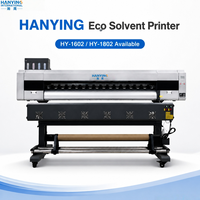 Nueva Impresora de Inyección de Tinta para Publicidad Digital de 1.6m, Ecosolvente, Totalmente Automática, para Cabezal I3200-E1, Modelo HY-1602