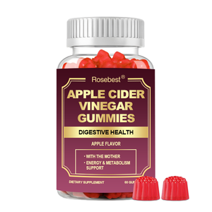 โรสเบสท์ ขายส่ง วิตามินกัมมี่ลดน้ำหนัก แอปเปิ้ลไซเดอร์วีนีการ์ ออร์แกนิค วีแกน 500 มก. พร้อมแม่เชื้อ ช่วยเสริมพลังงานและระบบเผาผลาญ - Product Image 1