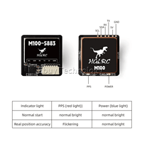 Module GPS HGLRC M100-5883 M10 avec antenne en céramique indicateurs LED embarqués 21xmm pour avion RC FPV Drone longue portée