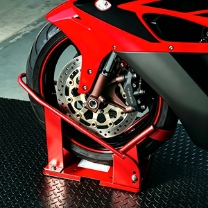 Cavalletto per Riparazione Moto Minimalista Rosso, Cavalletto Moto Personalizzabile, Vendita all'Ingrosso di Fabbrica - Product Image 6