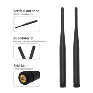 Alta ganancia 6dbi Rp-sma macho goma plegable 2,4g Wifi antena - Product Image 3