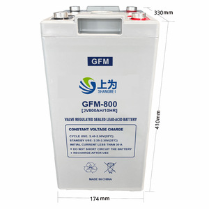 Batería de plomo-ácido sellada regulada por válvula Shangwei GFM-800 2V 800Ah para sistemas de alimentación ininterrumpida (UPS) de telecomunicaciones - Product Image 1