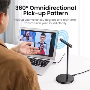 Micrófono USB UGREEN para Computadora, Omnidireccional de 360° para Streaming, Juegos, <span class=keywords><strong>YouTube</strong></span>, Podcasting, Micrófono de Escritorio con Botón de Silencio - Product Image 5
