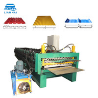 Machine de formage à froid à double étage Lian Nai, design compact pour les usines de structures en acier professionnelles