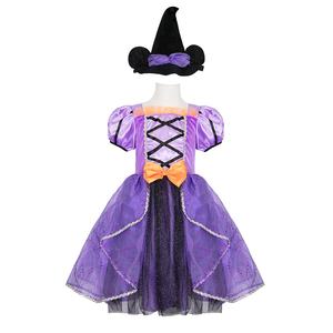 Nuevo vestido de tul con volantes de malla negra brillante <span class=keywords><strong>Original</strong></span> Minnie Cosplay disfraces de <span class=keywords><strong>bruja</strong></span> de Halloween para niñas - Product Image 2