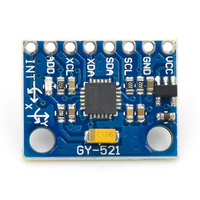 GY-521 MPU-6050 MPU6050 Modul Sensor Gyro Analog 3 Sumbu + Modul Akselerometer 3 Sumbu