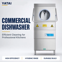 Boîtier en acier inoxydable pour lave-vaisselle électrique intelligent et automatique de type ouvert à vente chaude pour usage domestique et restaurant/hôtel