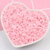 Tranches de pâte polymère en forme de cœur de bonne qualité, figurines, kit de nail art, saupoudrages, poterie souple, fabrication de bijoux, garniture pour slime