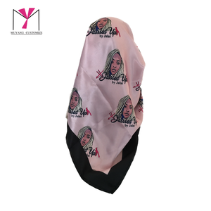 Écharpes en soie de luxe avec logo personnalisé, écharpes en gros, écharpes pour femmes, hijab - Product Image 3