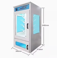 Lavadora de Calzado para Lavanderías Comerciales y Máquina Esterilizadora con Secador Rotatorio de 20/25 Pares para Limpieza de Zapatos