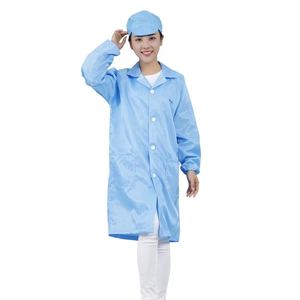 Bata de Laboratorio Antiestática, Gorro, Overol Antipolvo, Traje de Protección para Taller de Electrónica Industrial, Química y Uso en Fábrica - Product Image 6